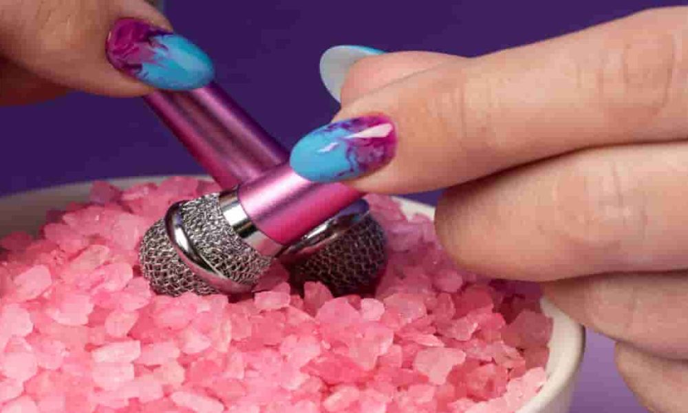 blue and pink nails ideas