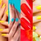 acrylic nails easter colors