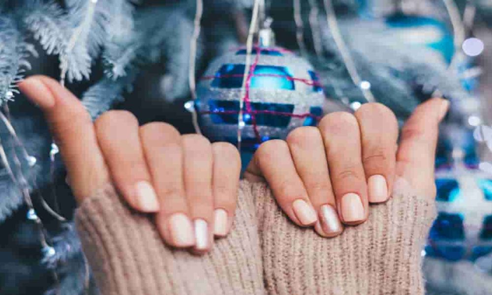 winter wonderland theme nails