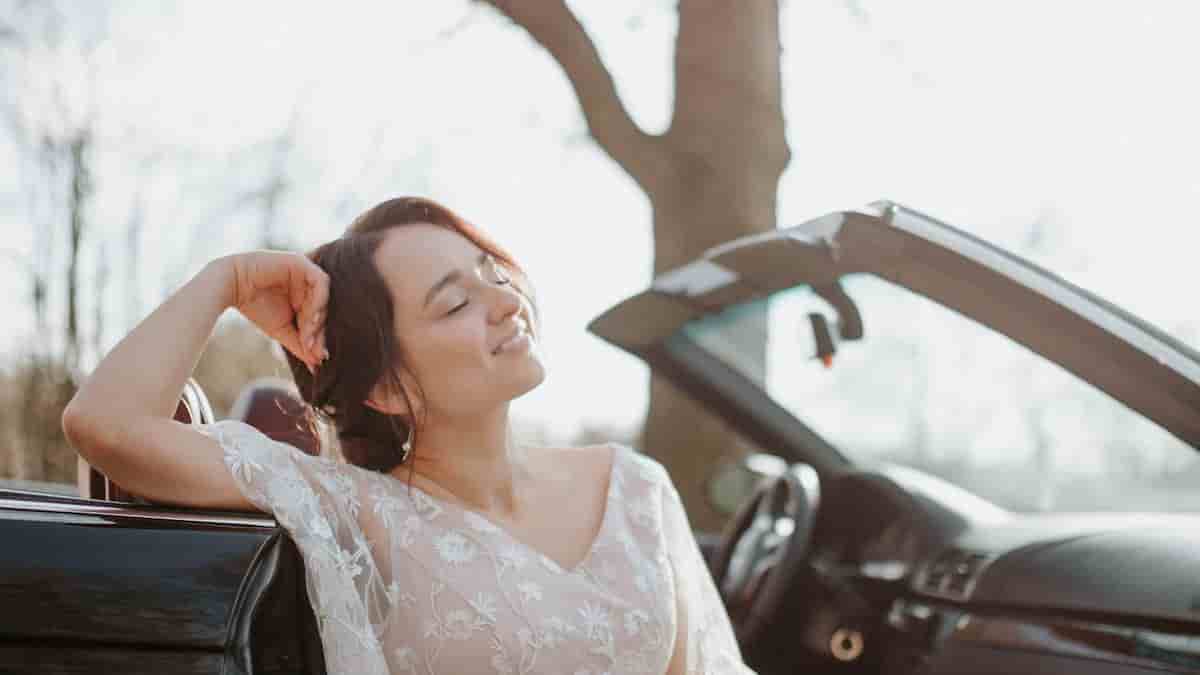 retro wedding makeup