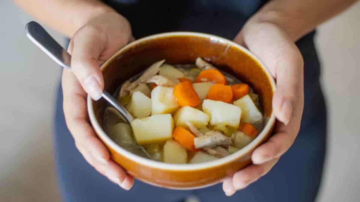 potato kale chicken soup
