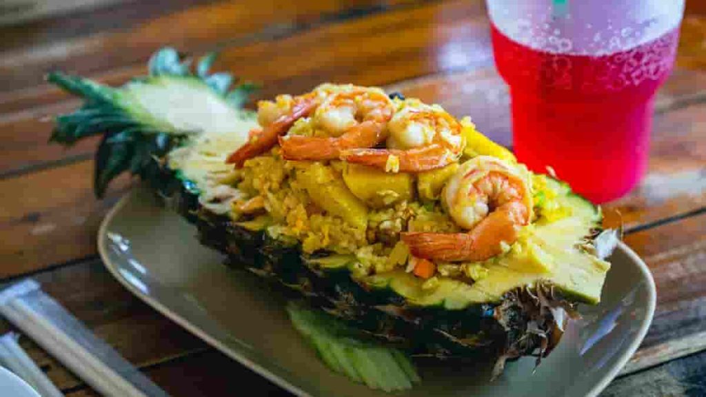 easy coconut pineapple rice baked in oven