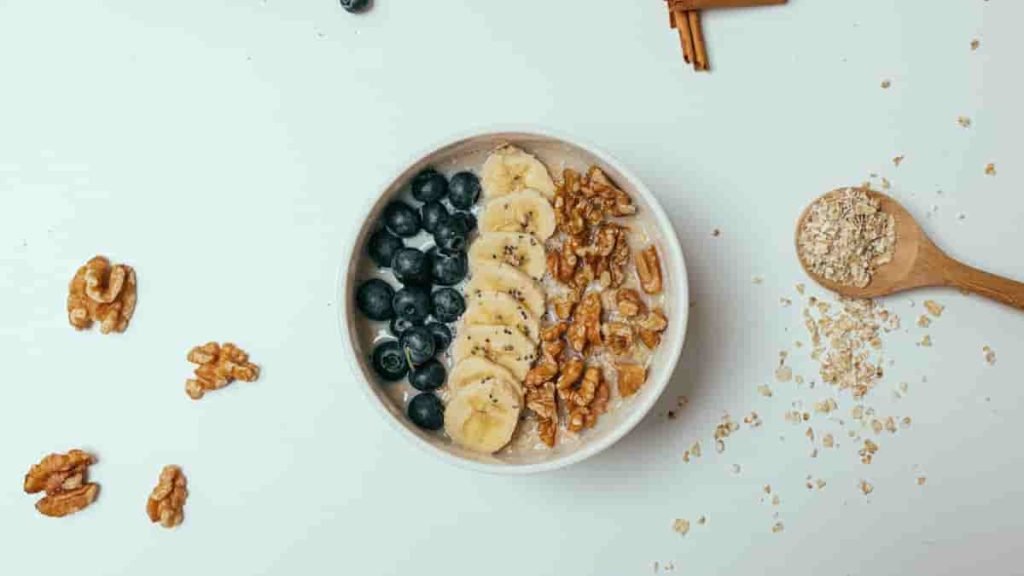 bananas and cream oatmeal