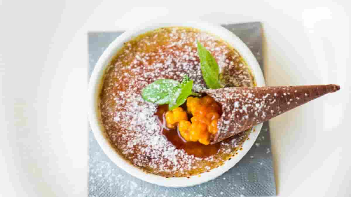 sweet potato creme brulee