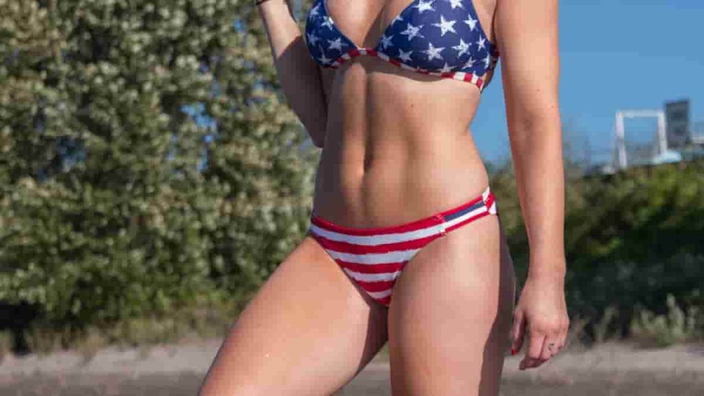 american flag bikinis