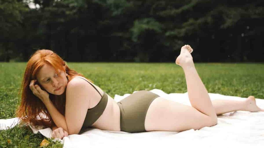 green lingerie