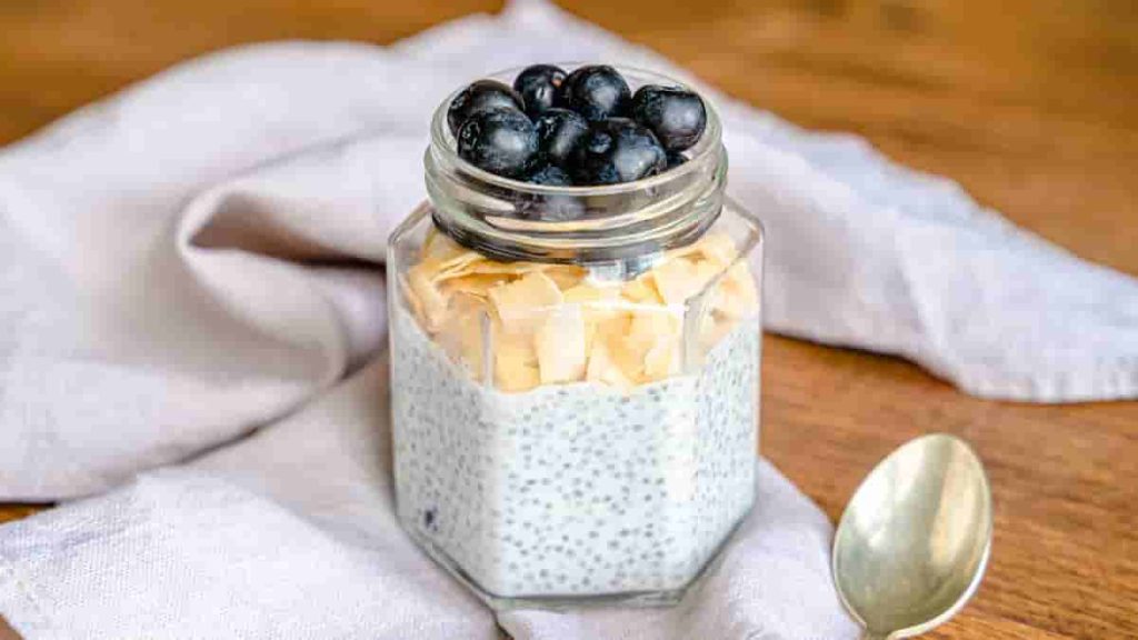 blended chia pudding