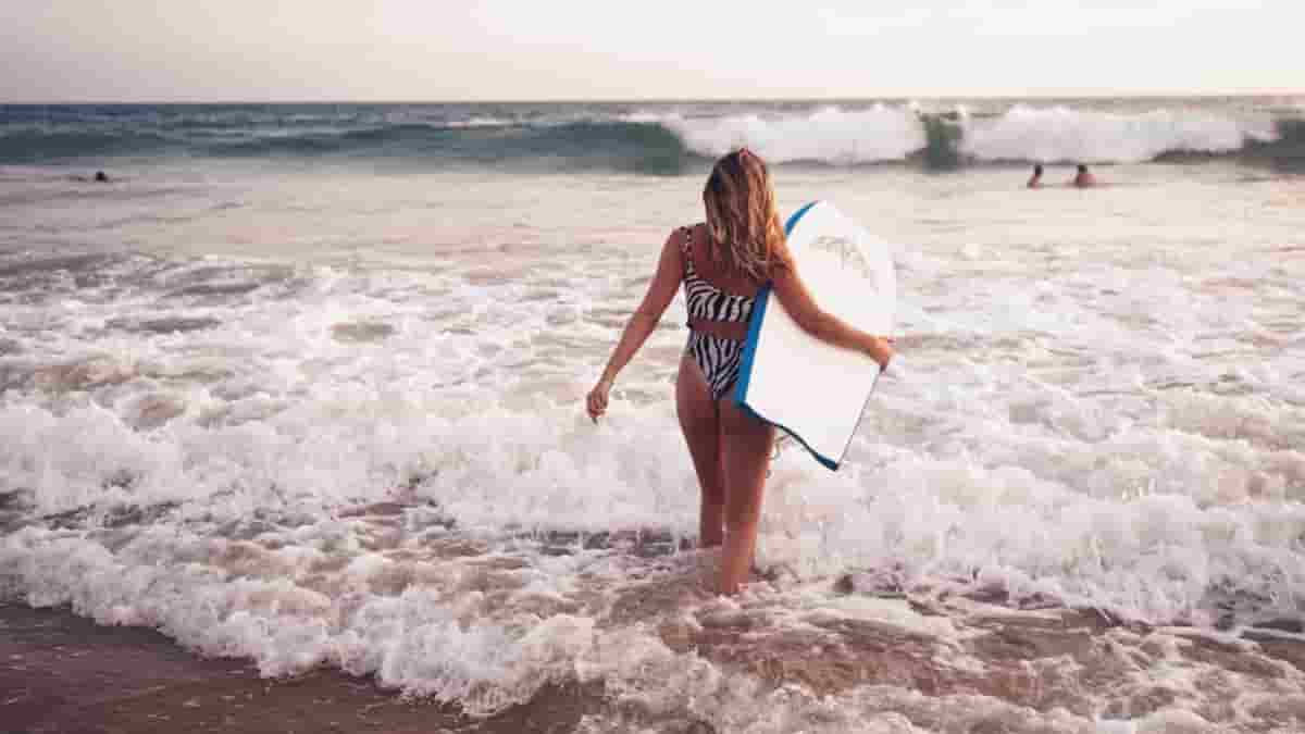 black and white one piece swimsuit