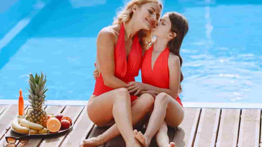 strawberry swimsuit