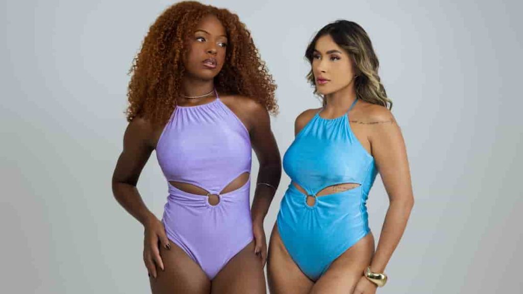 bandeau one piece swimsuit