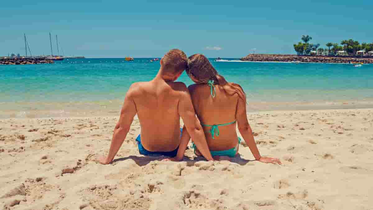 couples matching swimwear