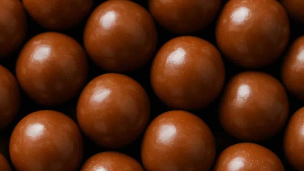 chocolate ball candy