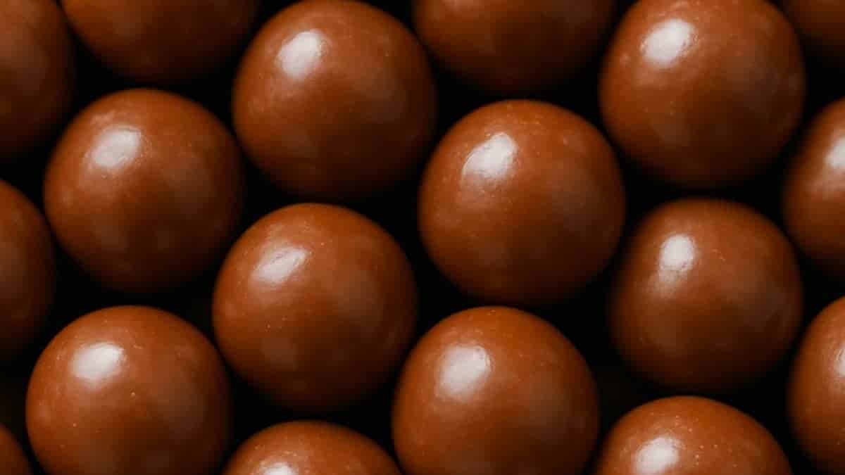 chocolate ball candy