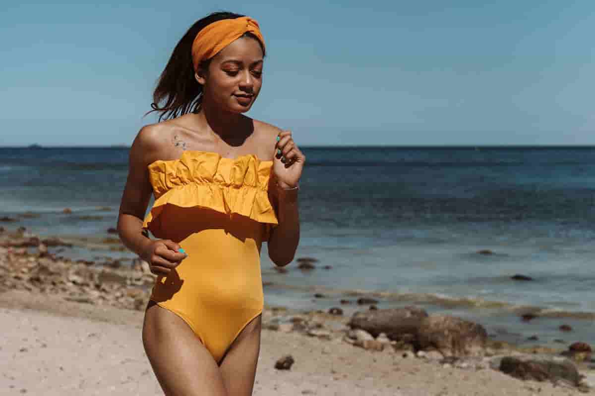 strapless bathers