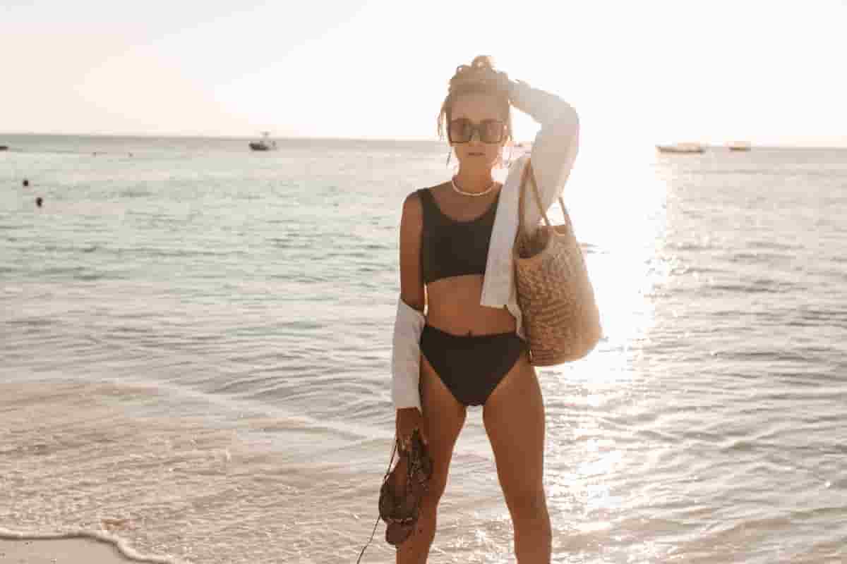 high waist bikini bottoms