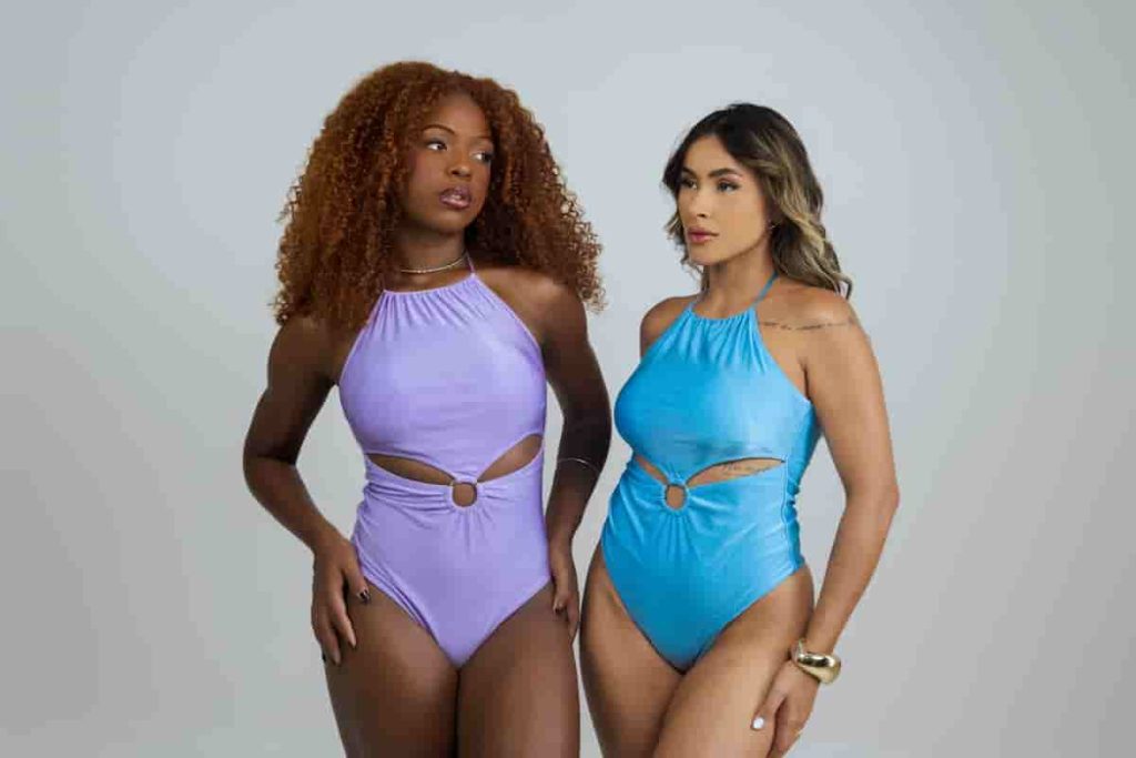 high neck bathing suits