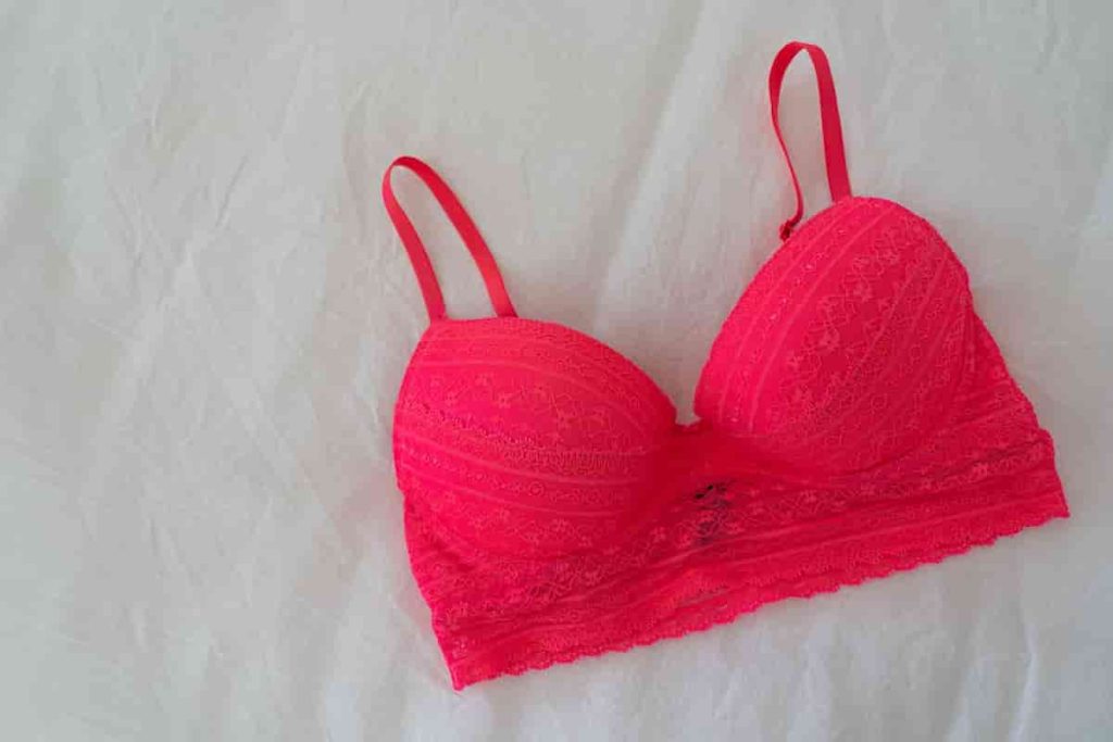 pink color bra