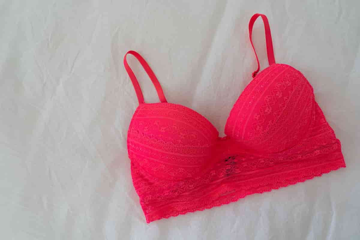 pink color bra