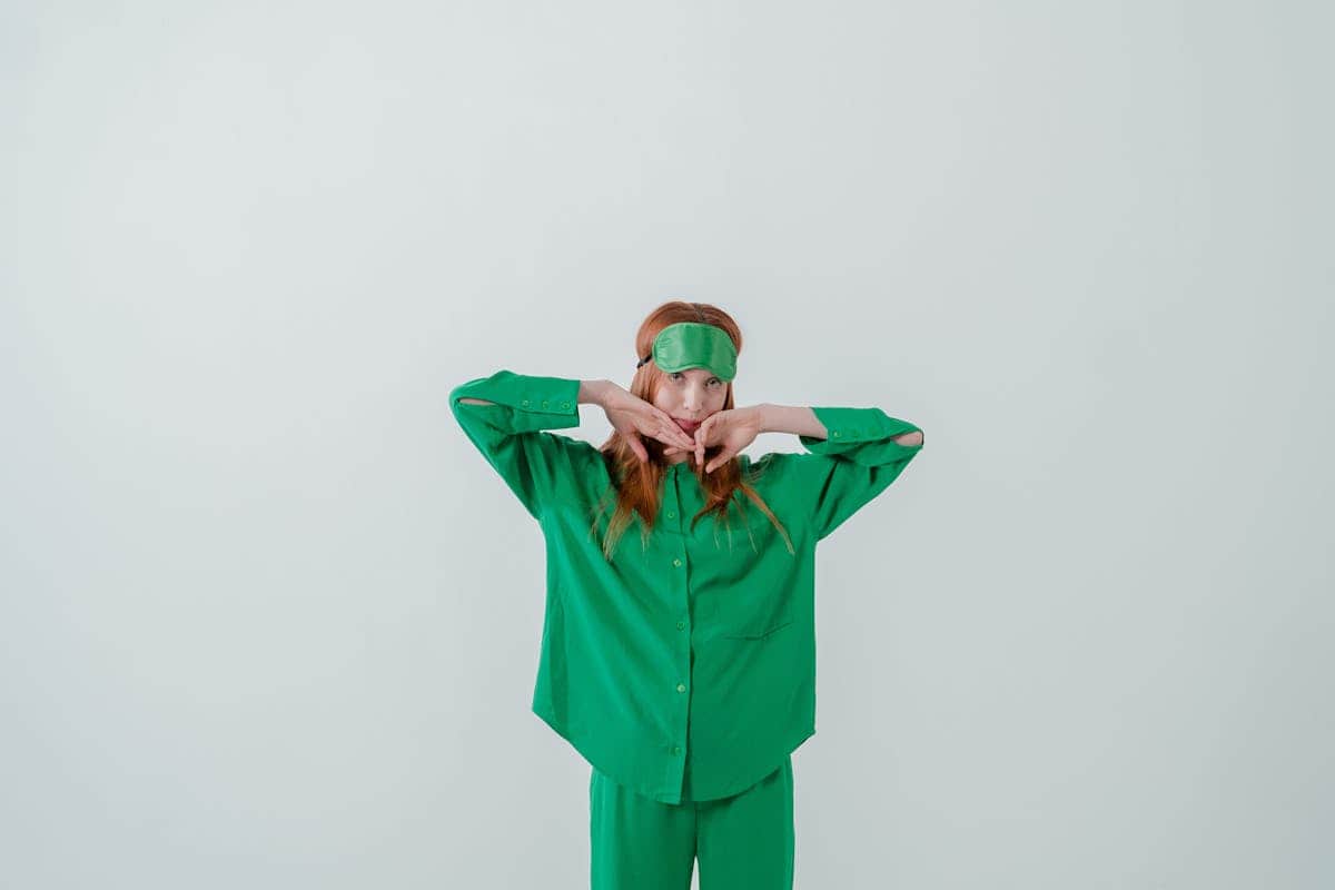 green christmas pajamas