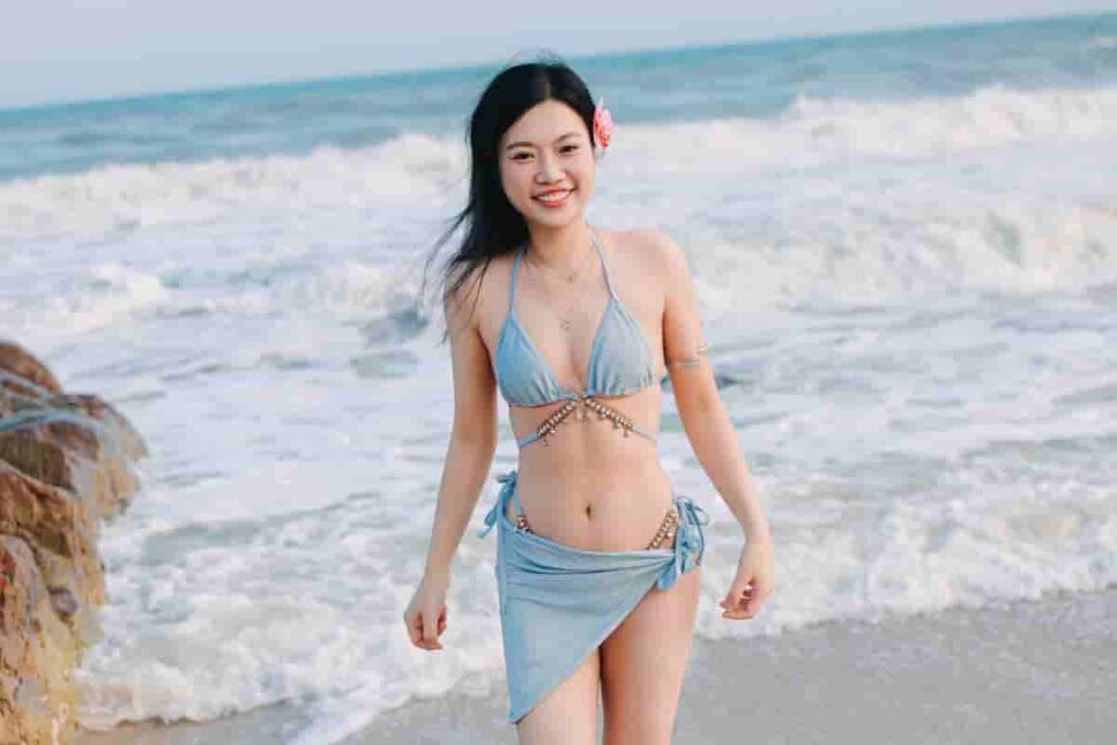 bathing suit with skirt